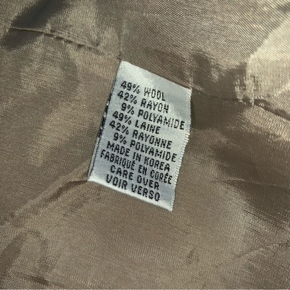 v i n t a g e :: Structured Sleek Longline Wool Rayon Blazer - Picture 9 of 16